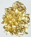100 3x11mm Transparent Light Topaz Dagger Beads